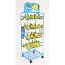 Flooring Display Rack Metal Stand Commercial Shelving Supermarket Vegetable And Fruit Display Rack